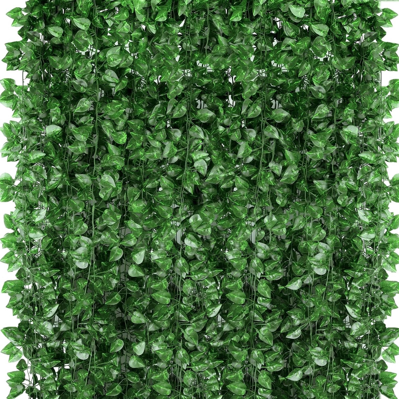 360 Feet 48 Pack Fake Greenery Hanging Garland, Ivy Leaf Plants